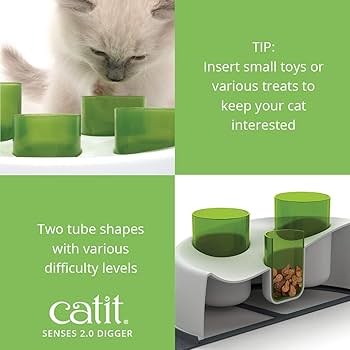 Catit Senses 2.0 Digger Interactive Cat Toy - Engaging Puzzle.